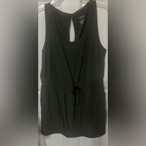 Torrid Women's Stretch Woven Active Romper with Surplice Back